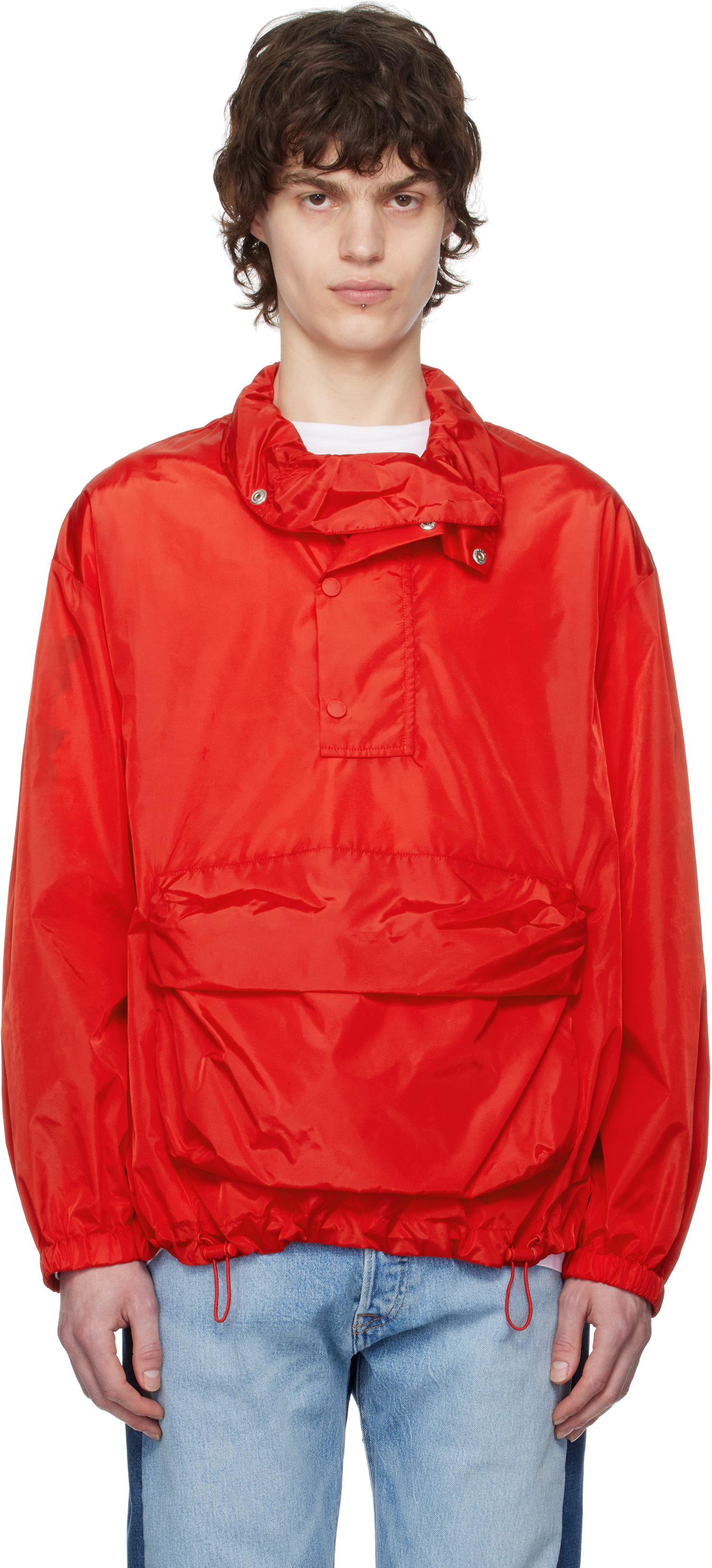 Vetrovka Simone Rocha Simone Rocha Cargo Flap Pocket Jacket Červená | 6123D 1067, 0