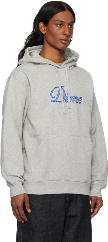 Mikina Dime Cursive Logo Hoodie Šedá | DIME2SP2544GRY, 1
