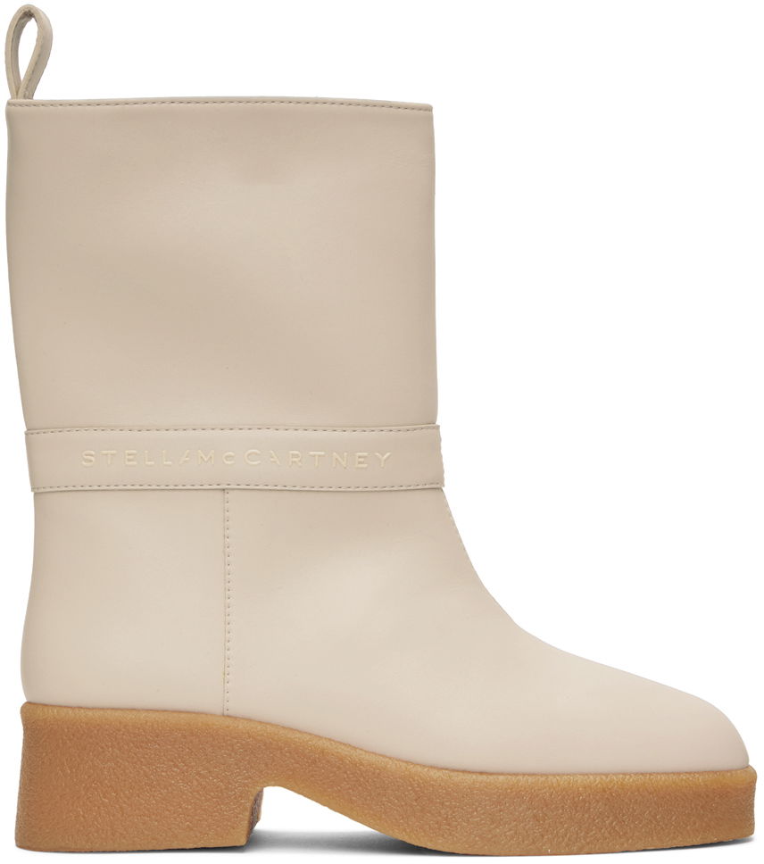 Tenisky a topánky Stella McCartney Skyla Alter Sport Mat Boots Béžová | 810131AP00M0, 0