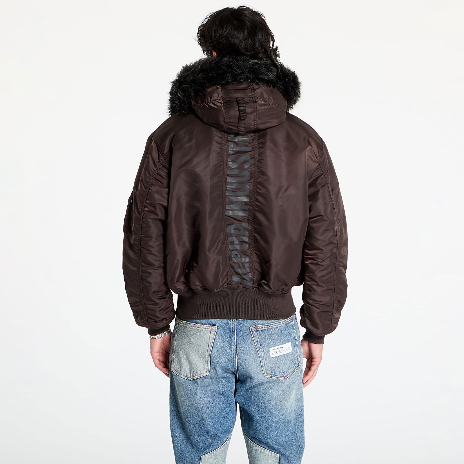 45P Hooded Custom Jacket Hunter Brown L