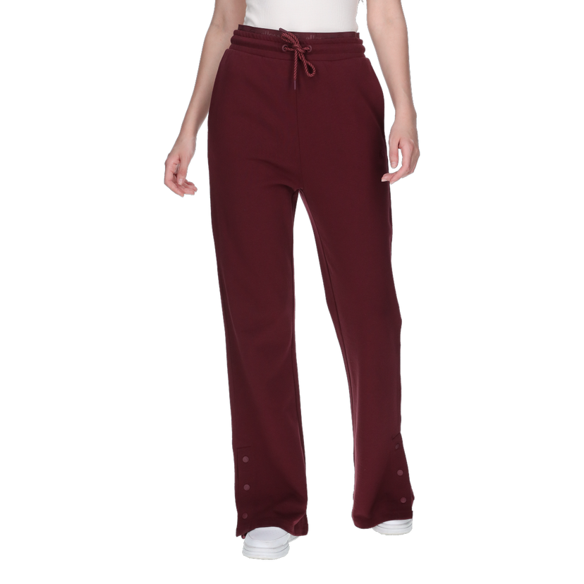 Tepláky Ellesse Sweatpants with Side Snap Buttons and Drawstring Waist Vínová | ELA253F112-56