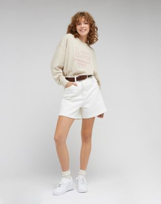 Šortky Lee Stella Short "Marble White" Biela | 112330595:32, 1