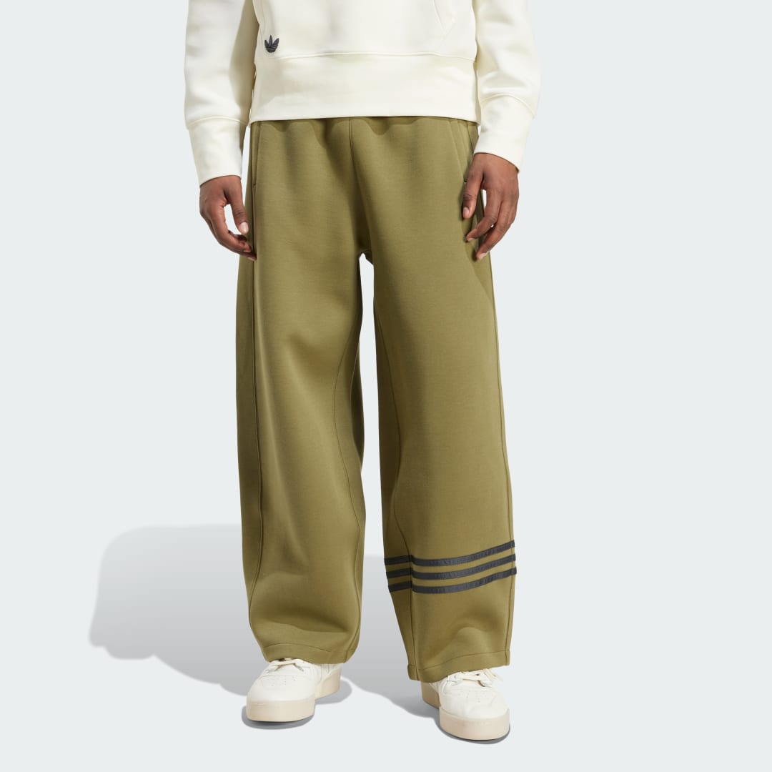 Tepláky adidas Performance Neuclassics Wide Leg Pants Zelené | JW5444, 0
