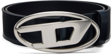 Opasok Diesel B-1dr Leather Belt with oval D-logo buckle Navy | X08516-PR666-T6083, 0