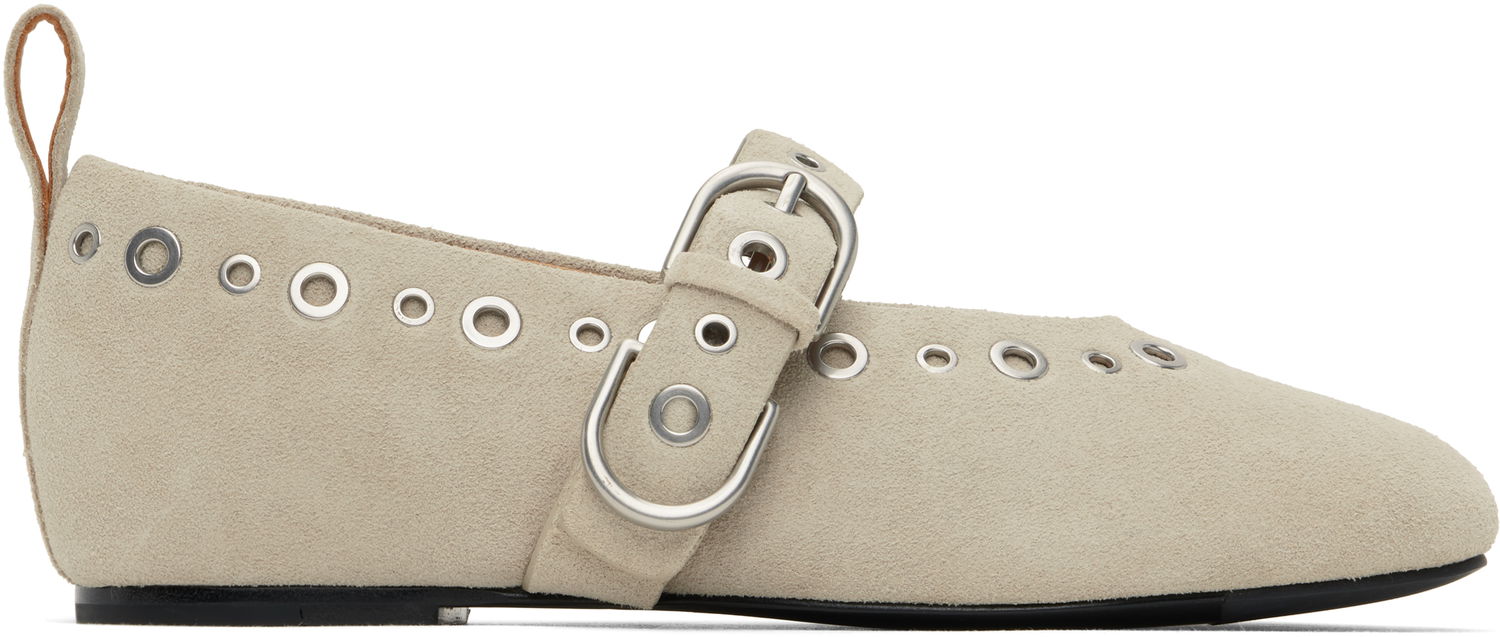 Oblečenie rag & bone rag & bone Spire Mary Jane Ballerina Flats Béžová | WFF24HF1008SU08, 0