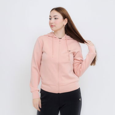 Mikina GUESS Guess Olympe Full Zip Hoodie Ružová | V4YQ06KCAY2-G6M1, 1