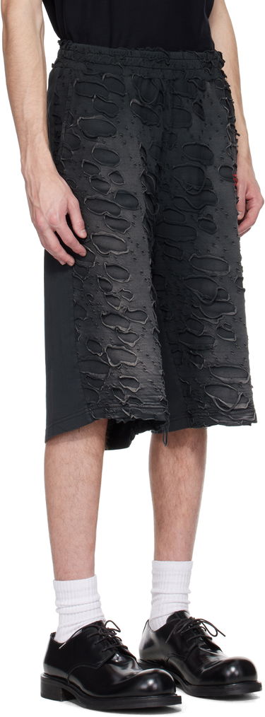 Šortky Diesel P-Echio-R1 Distressed Shorts Čierna | A16177-0SLBS-9XX, 1