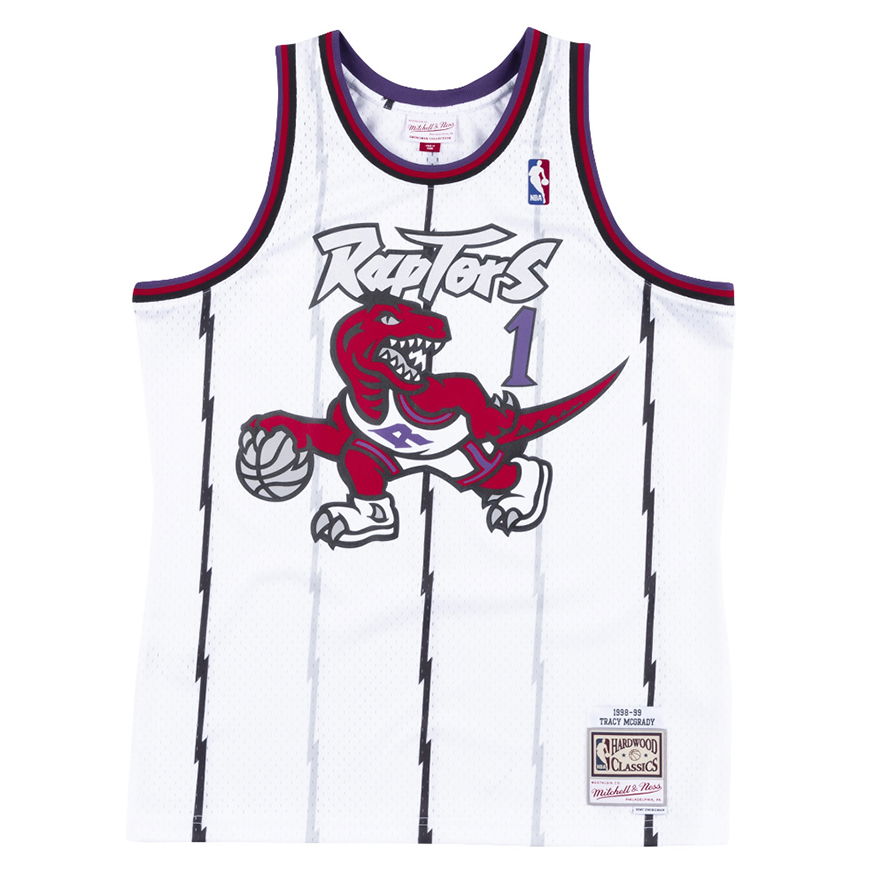 Dres Mitchell & Ness Toronto Raptors Tracy McGrady Swingman Jersey Biela | SMJYAC18106-TRAWHIT98TMC, 0