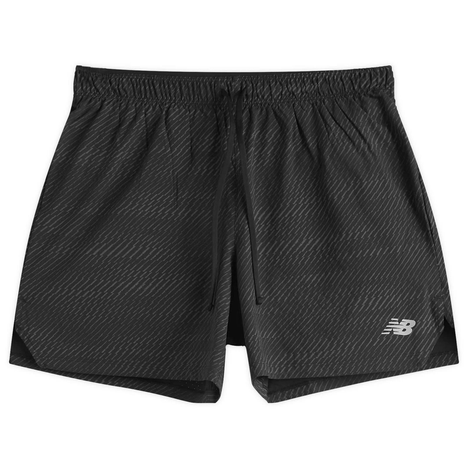 Šortky New Balance RC Reflective Short 5" Čierna | MS53279-BIT, 0