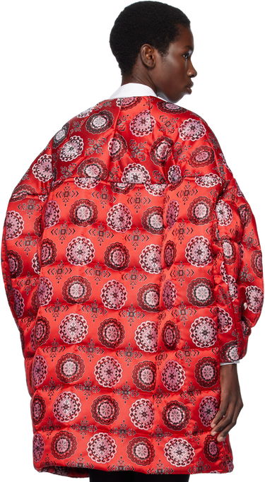 Prešívaná bunda Comme des Garçons Comme des Garçons Jacquard Quilted Puffer Červená | GO-J034-051-1, 2