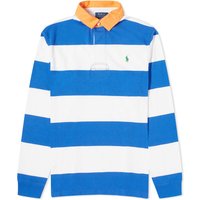 Block Stripe Rugby Polo Shirt