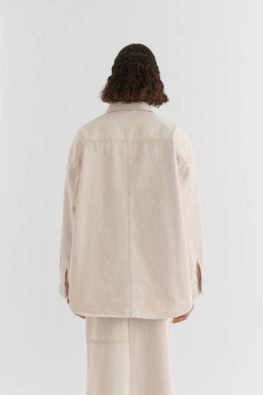 Košeľa AXEL ARIGATO Glaze Oversized Shirt Béžová | A2161001, 3