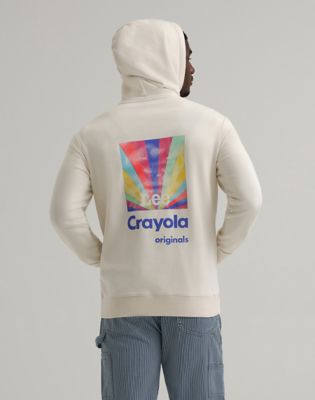 Mikina Lee Lee x Crayola Limited Edition Color Burst Graphic Hoodie XXL Biela | 112375438, 1