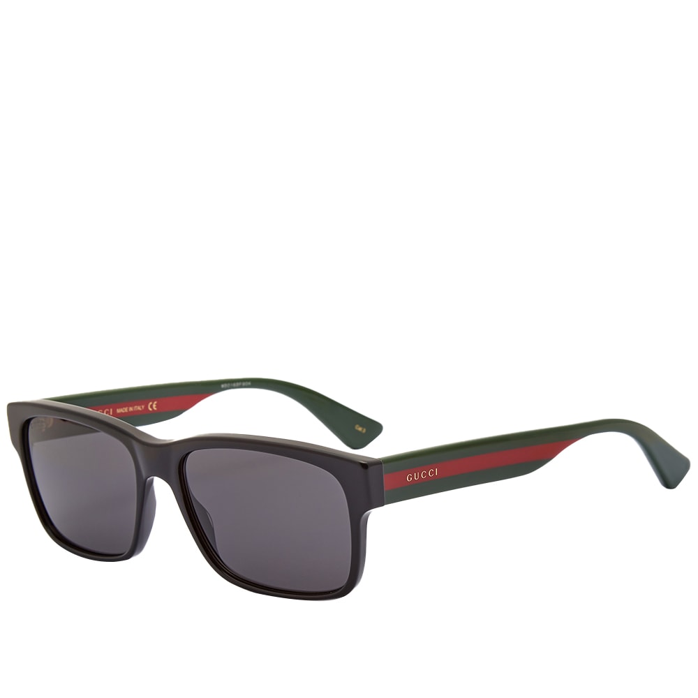 Slnečné okuliare Gucci Sylvie Striped Sunglasses Čierna | GG0340S-006, 0
