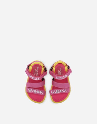 Tenisky a topánky Dolce & Gabbana Dolce & Gabbana Gros-grain Sandals For First Steps (19-26) Rôznofarebný | DL0076AB0288K200, 3