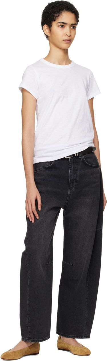 Džínsy rag & bone rag & bone 'The Charlie' High-Rise Barrel Jeans Čierna | WDD24F2994ACBS, 3