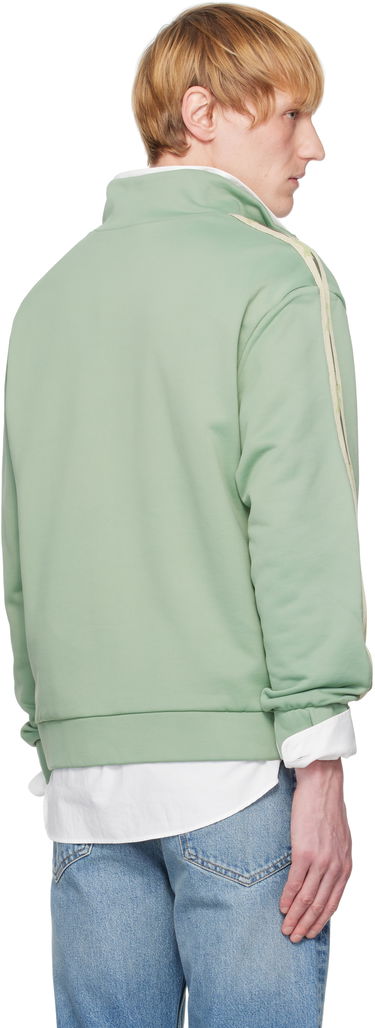 Bunda MAISON KITSUNÉ Maison Kitsuné Flash Fox Zipped Track Jacket Zelené | OM02132KM0322, 2