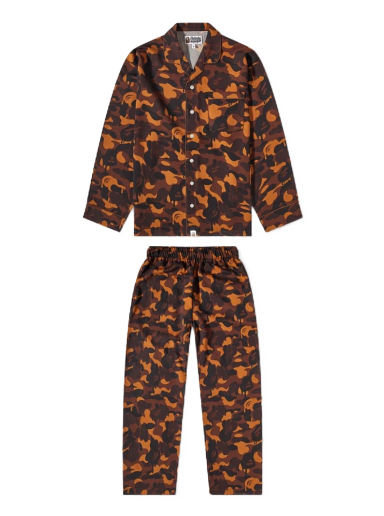 Pyžamo BAPE Chocolate Camo Pajamas Brown Hnedá | 001UWJ201001F-BRW