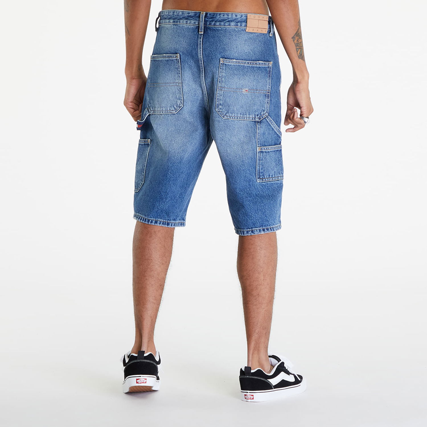 Šortky Tommy Hilfiger Skater Baggy Carpenter Shorts Denim Medium Modrá | DM0DM18789 1A5, 1
