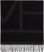 TOTEME Monogram Jacquard Wool Scarf