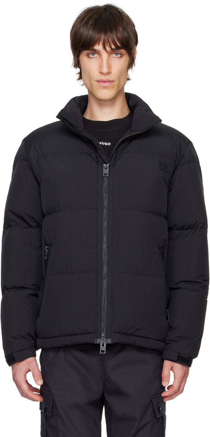 Prešívaná bunda BOSS Water-Repellent Down Jacket Čierna | 50522226, 0
