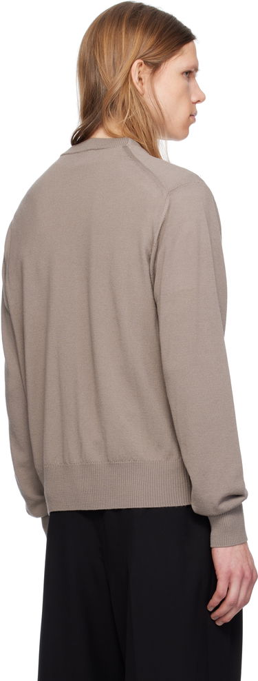 Sveter AMI AMI Paris De Coeur Cardigan Hnedá | HKC121.KN0025, 2