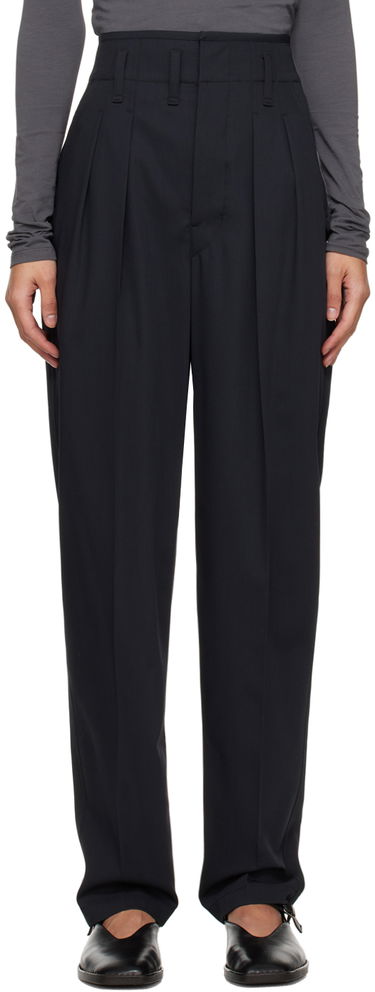 Nohavice LEMAIRE LEMAIRE Pleated Trousers Čierna | PA1084 LF1210, 0