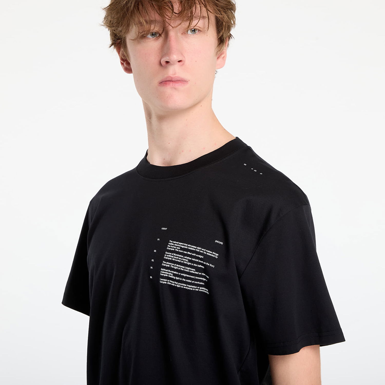 Tričko HELIOT EMIL Photon T-Shirt Black Čierna | AW25_M_09_150_BLK01, 1