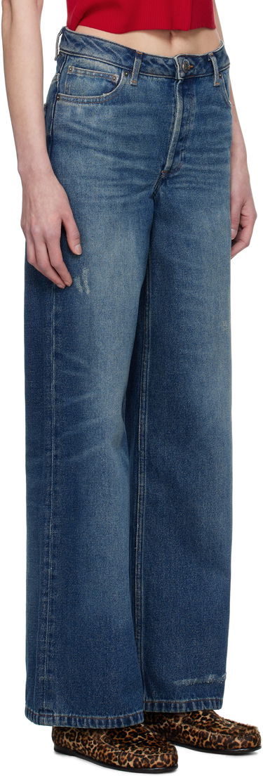 Džínsy A.P.C. Elisabeth Wide-Leg Jeans Modrá | COHFC-F09181, 4