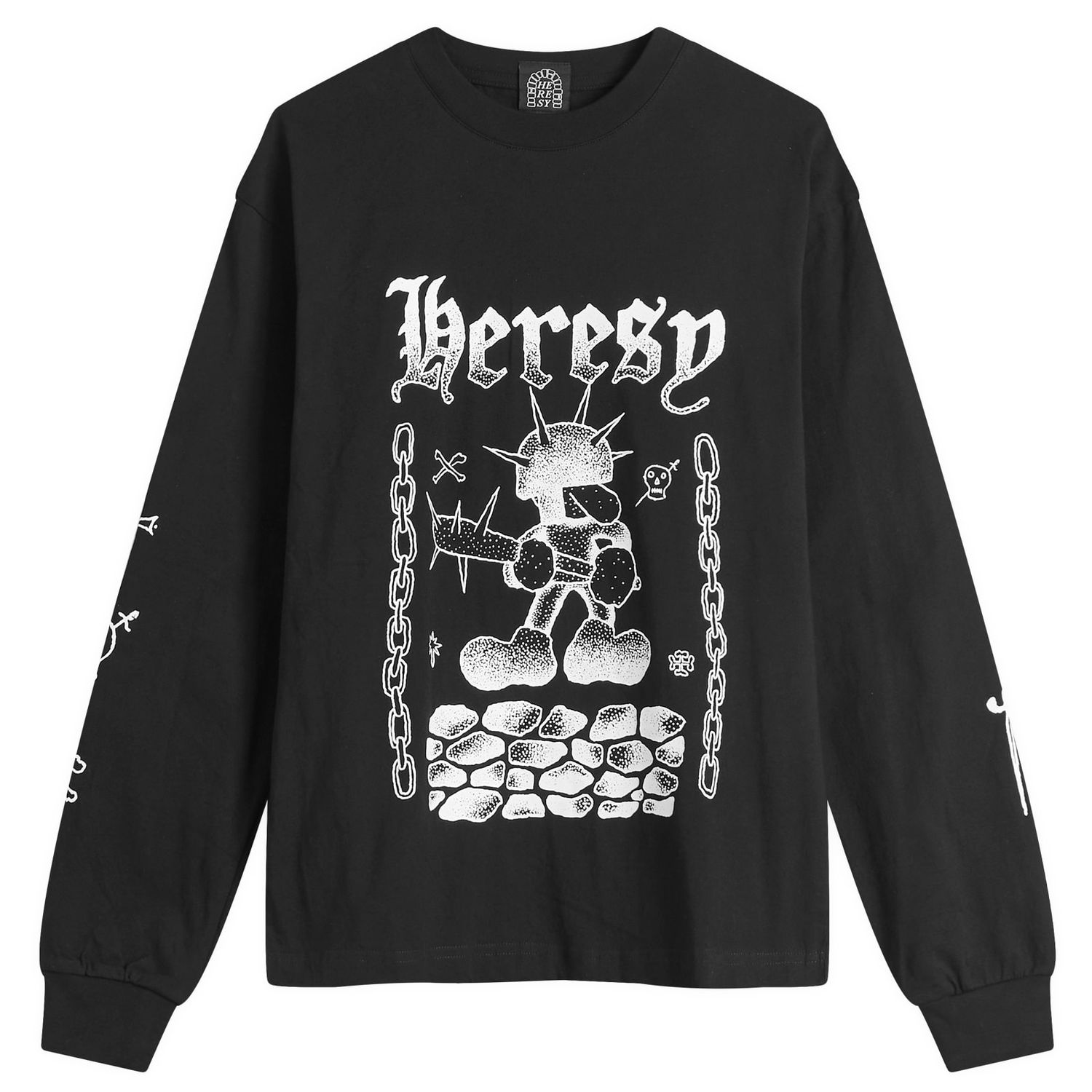 Tričko Heresy Fightin Long Sleeve T-Shirt Čierna | HSS25-T11-BLK, 1