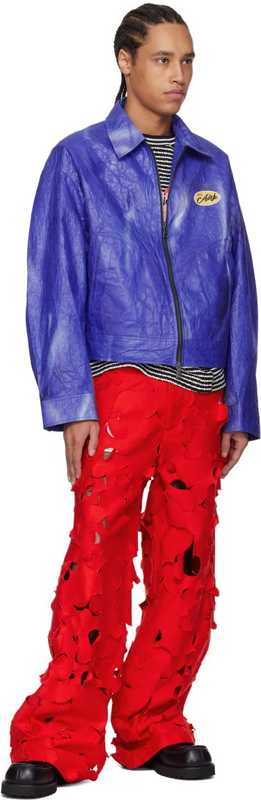 Bomber bunda Andersson Bell Andersson Bell Wilson Printed Tyvek Jacket Modrá | awa689u, 3