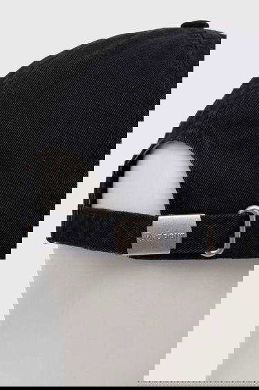 Šiltovka Barbour Cotton Baseball Cap with Embroidered Logo Čierna | MHA0274, 2