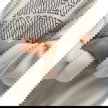 Mikina Under Armour Rival Fleece Oversized Varsity Crewneck Sweatshirt Béžová | 6007880-110, 3