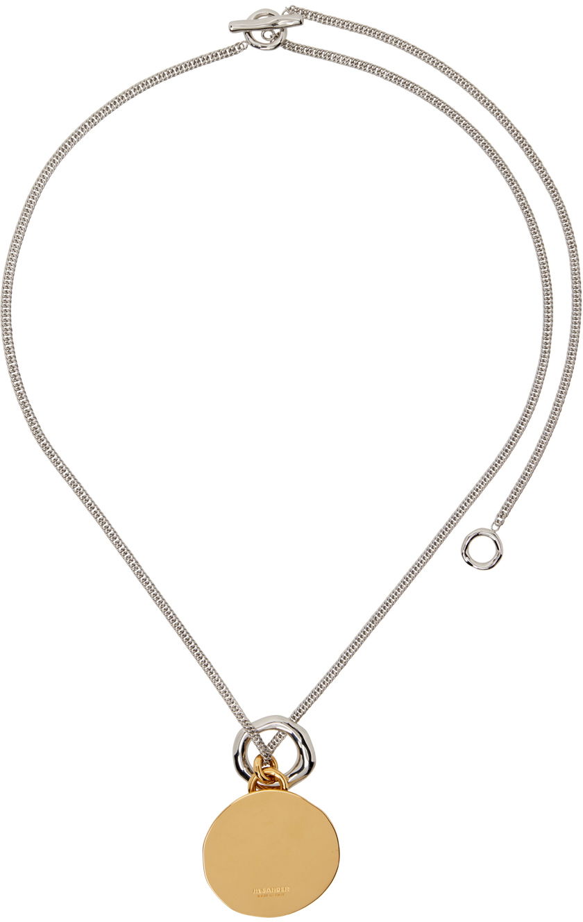 Náhrdelník Jil Sander Pendant Necklace Šedá | J30UU0036_P4877, 0