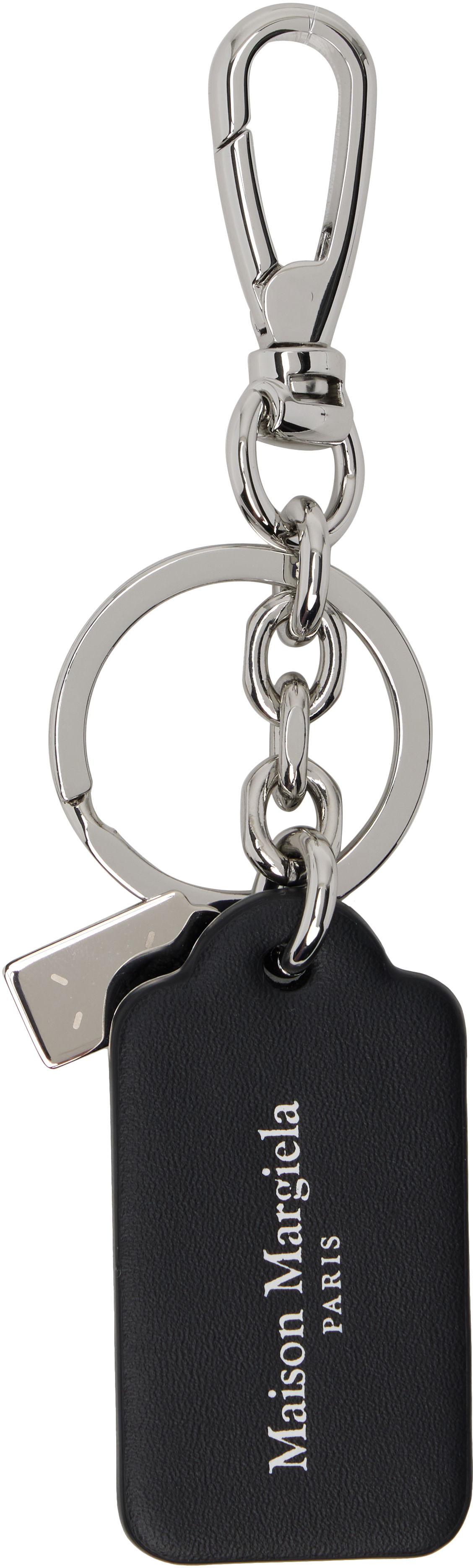 Kľúčenka Maison Margiela Maison Margiela Double Tag Keychain Čierna | SA2UA0014 P4745, 0