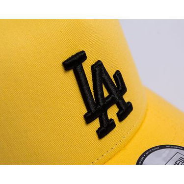 Šiltovka New Era 9FORTY A-Frame Trucker MLB League Essential Los Angeles Dodgers Pineapple / Black  One Size Béžová | 60435249, 3