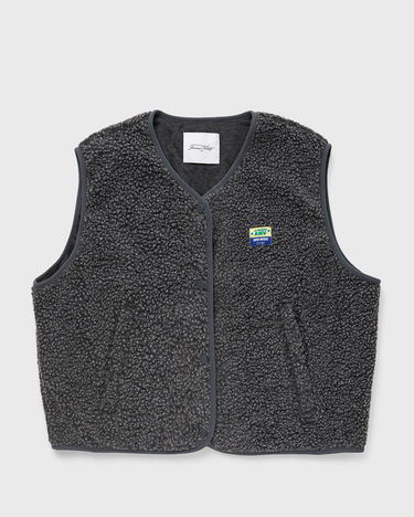 Vesta American Vintage American Vintage Hoktown Vest Šedá | HOK16BE24-ANTHRACITE-CHINE, 0