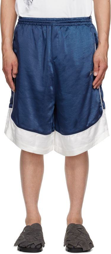 Šortky We11done We11done Selldone Track Shorts Modrá | WD-TA1-25-703-U-NV, 0