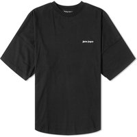 Tričko Palm Angels Embroidered Logo Oversized T-Shirt Čierna | PMAA002F23JER0011001, 1