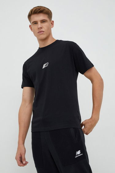 Tričko New Balance Essentials Graphic T-Shirt Čierna | MT23514BK, 1