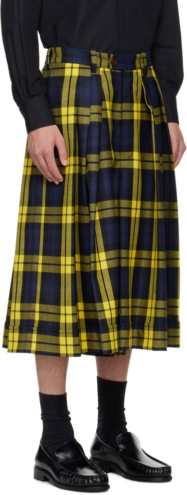 Šortky Vivienne Westwood Vivienne Westwood Pleated Tartan Culottes Žltá | 3F01000C-W0175-, 1