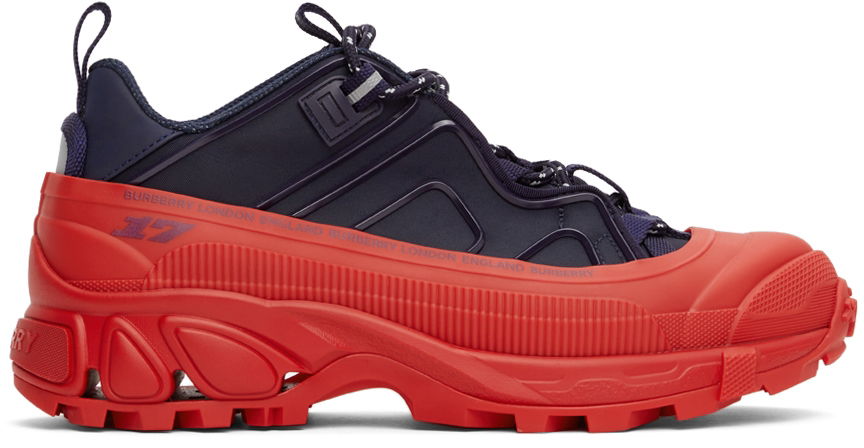 Tenisky a topánky Burberry Arthur Sneakers 'Navy & Red ' Červená | 8045537, 0