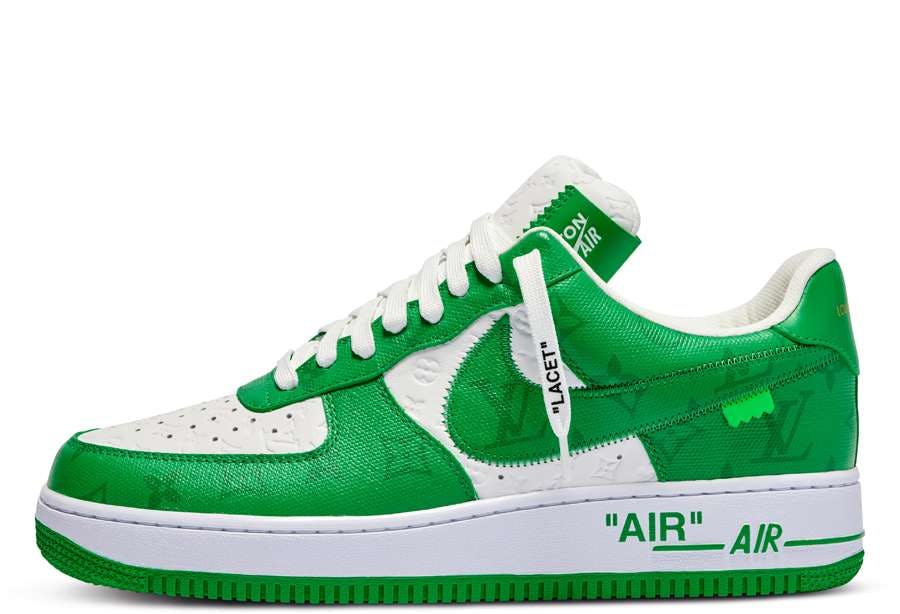 Tenisky a topánky Nike Louis Vuitton By Virgil Abloh x Air Force 1 Low "White Green" Zelené | TBC-NXLV White Green, 0