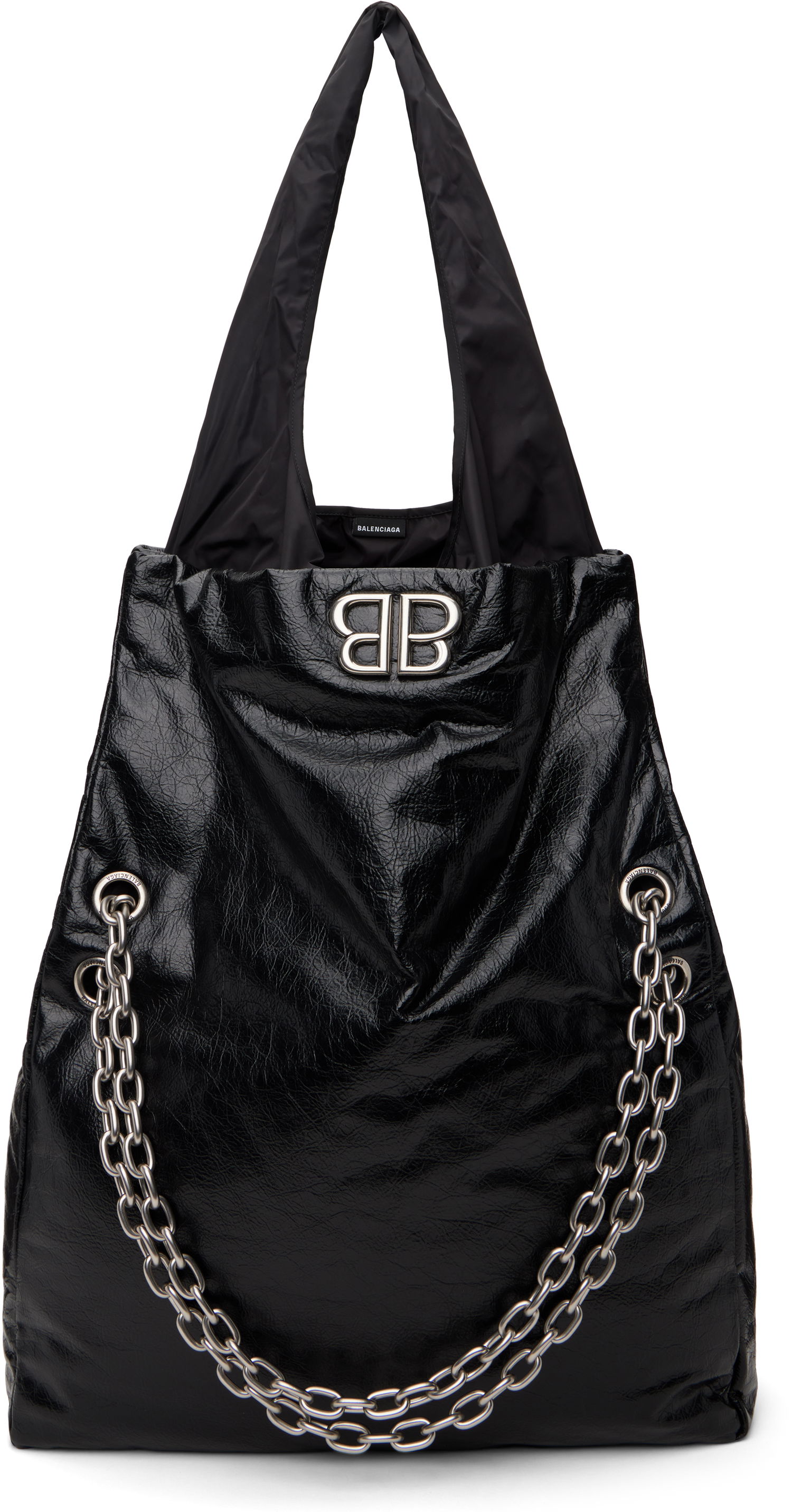 Tote bag Balenciaga Large Chain Tote Bag Čierna | 791835 2AA5B, 0