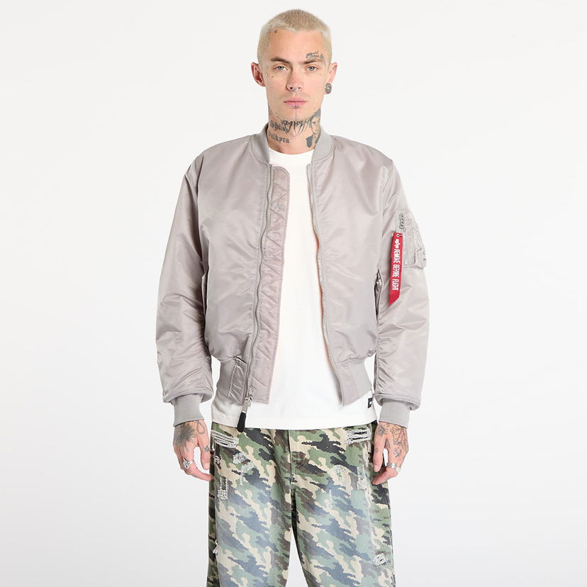 Bomber bunda Alpha Industries MA-1 Heritage Bomber Jacket Šedá | 100101-31