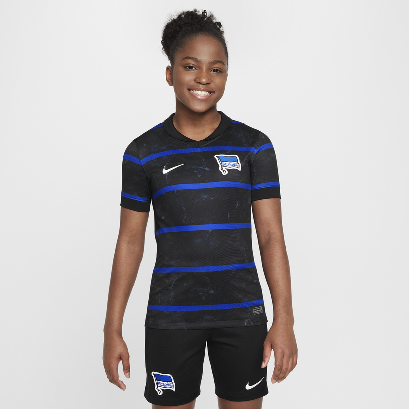 Dres Nike Hertha BSC Stadium 2024/25 Dri-FIT Replica Soccer Jersey Čierna | FZ2816-010