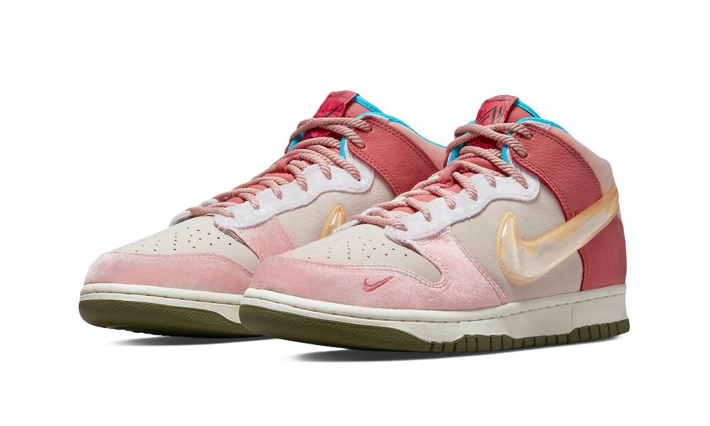 Tenisky a topánky Nike Social Status x Dunk Mid "Strawberry Milk" Ružová | DJ1173-600, 1