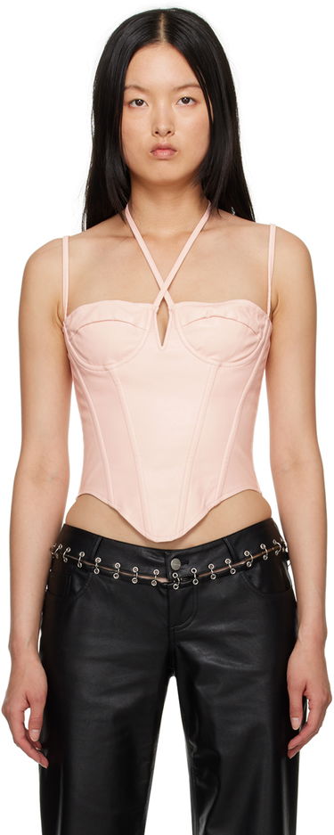 Tielko Miaou Miaou Aphex Halter Neck Corset Top Ružová | 7046PUROS, 0