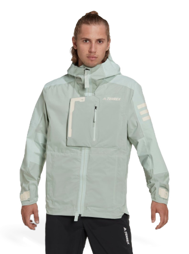 Bunda adidas Performance Terrex XPLORIC RAIN.RDY Hiking Šedá | HH9243