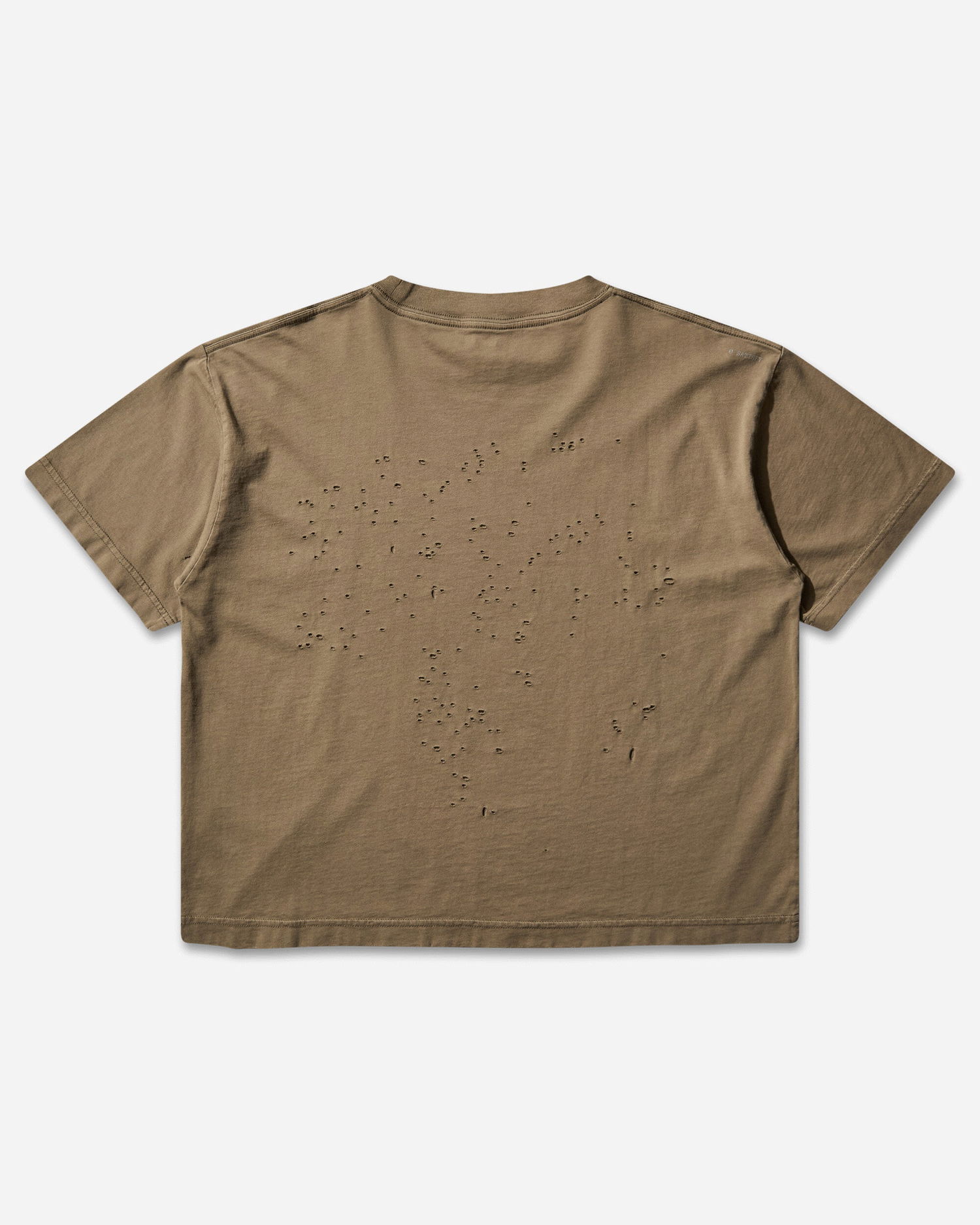 Tričko Satisfy MothTech T-Shirt with Holes Hnedá | 21002 91A04, 0